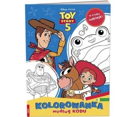 Książka dla dzieci Toy Story 5. Kolorowanka Według Kodu Ameet (KKO 9110)