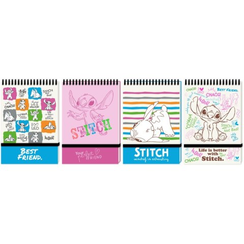 Notes (notatnik) A6 Stitch 96k. krata Rexus (153675)