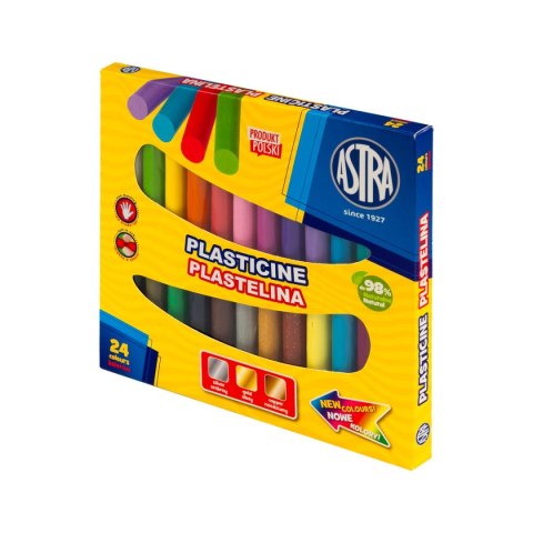 Plastelina 24 kol. mix Astra (303110001)