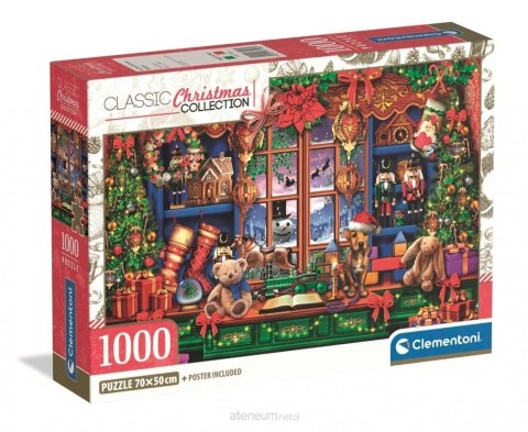 Puzzle 1000 elementów Christmas Shop Boże Narodzenie 1000 el. Clementoni (37128)