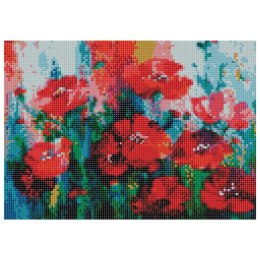 Zestaw kreatywny Diamentowa mozaika 30x40cm Maki Flamingo (TBS01884-2)