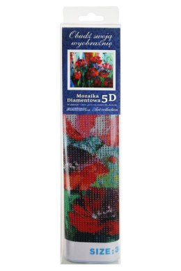 Zestaw kreatywny Diamentowa mozaika 30x40cm Maki Flamingo (TBS01884-2)
