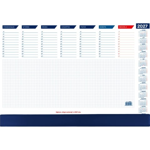Kalendarz biurkowy 2027 biuwar 465mm x 320mm Wydawnictwo Wokół Nas (KB052B)