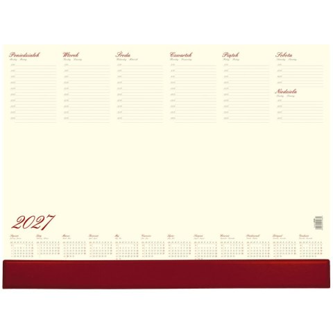 Kalendarz biurkowy 2027 biuwar 550mm x 410mm Wydawnictwo Wokół Nas (1249)