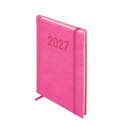Kalendarz książkowy (terminarz) 2027 COLORFIX tygodniowy A5 Antra (amarantowy)
