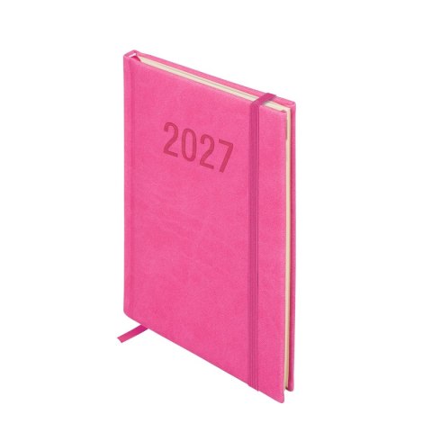Kalendarz książkowy (terminarz) 2027 COLORFIX tygodniowy A5 Antra (amarantowy)