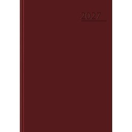 Kalendarz książkowy (terminarz) Basic 2027 bordowy A5 Top 2000 (400213582)