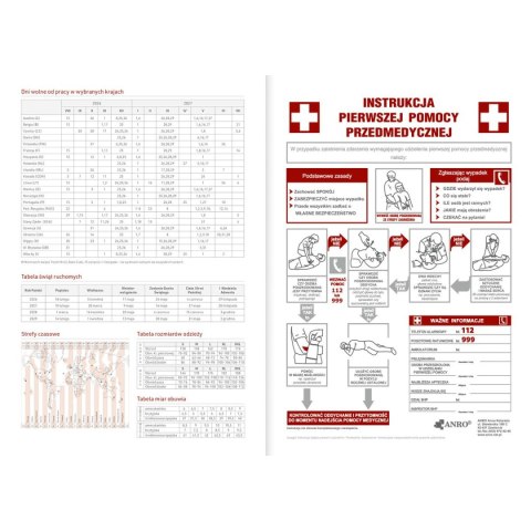 Kalendarz nauczyciela książkowy (terminarz) PCV bezbarwny Koty B5 164mm x 236mm Wokół Nas (B5TN060B)
