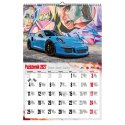 Kalendarz ścienny 2027 SUPER CARS 470mm x 320mm Pan Kalendarzyk (A3 VD.17)