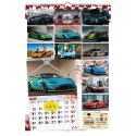 Kalendarz ścienny 2027 SUPER CARS 470mm x 320mm Pan Kalendarzyk (A3 VD.17)