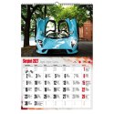 Kalendarz ścienny 2027 SUPER CARS 470mm x 320mm Pan Kalendarzyk (A3 VD.17)