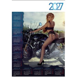 Kalendarz ścienny PATI plakatowy A4 607mm x 880mm Lucrum (PL20)