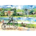 Kalendarz ścienny RODZINNY MIASTA W AKWARELI 13-KARTKOWY 280mm x 200mm Lucrum (WL5)