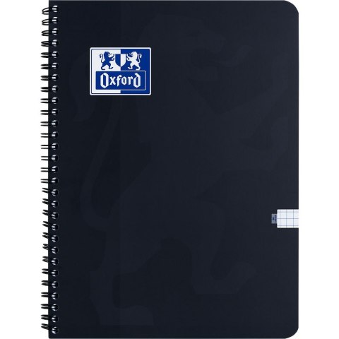 Notes (notatnik) A5 czarny 80k. krata Oxford (400192077)