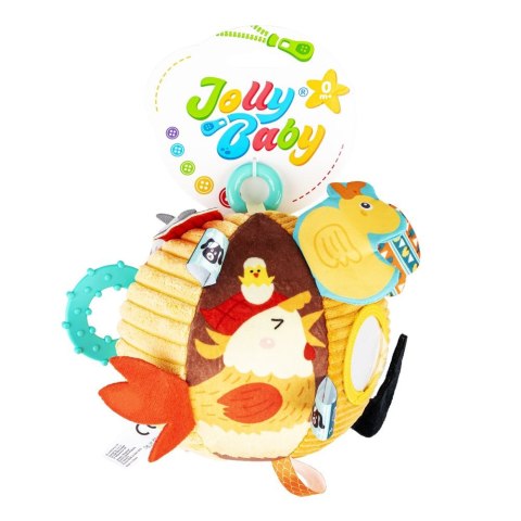 Piłka miękka FARMA DELUXE Jolly Baby (JB82612)