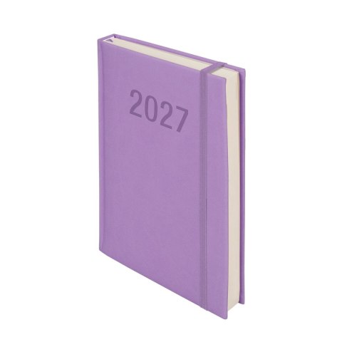 Kalendarz książkowy (terminarz) 2027 COLORFIX dzienny A5 Antra (liliowy)