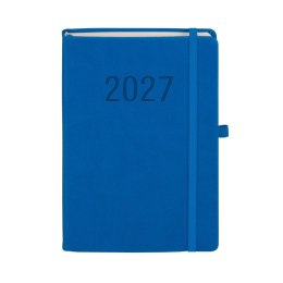 Kalendarz książkowy (terminarz) 2027 MEMOFIX dzienny A5 Antra (niebieski)
