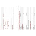 Kalendarz nauczyciela książkowy (terminarz) Vivella czerwony A5 143mm x 204mm Wokół Nas (A5DN076B)