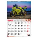 Kalendarz ścienny 2027 MOTOCYKLE 470mm x 320mm Pan Kalendarzyk (A3 VD.21)