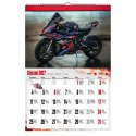 Kalendarz ścienny 2027 MOTOCYKLE 470mm x 320mm Pan Kalendarzyk (A3 VD.21)