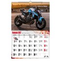 Kalendarz ścienny 2027 MOTOCYKLE 470mm x 320mm Pan Kalendarzyk (A3 VD.21)