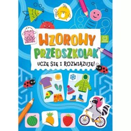 Książka dla dzieci Wzorowy przedszkolak. Uczę się i rozwiązuję!