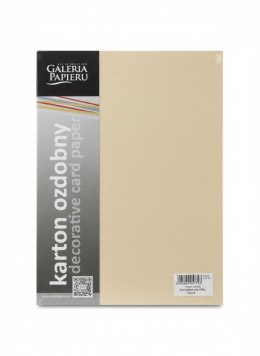 Papier ozdobny (wizytówkowy) A4 Ryps piaskowy 250g Galeria Papieru (204703)