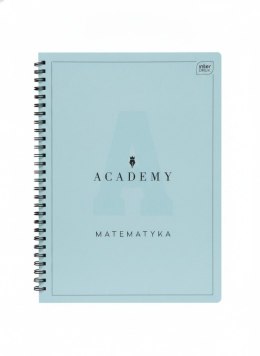 Zeszyt tematyczny A5 ACADEMY Hybrid matematyka 60k. 90g krata Interdruk (ZE60#MATACAH))