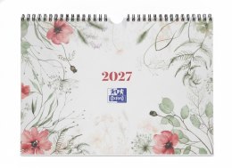 Kalendarz ścienny HERBAL 12 K POZIOMY A4 Oxford (400213583)