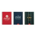 Kołozeszyt (kołonotatnik) A4 COCA COLA Soft Touch 80k. 70g krata Interdruk