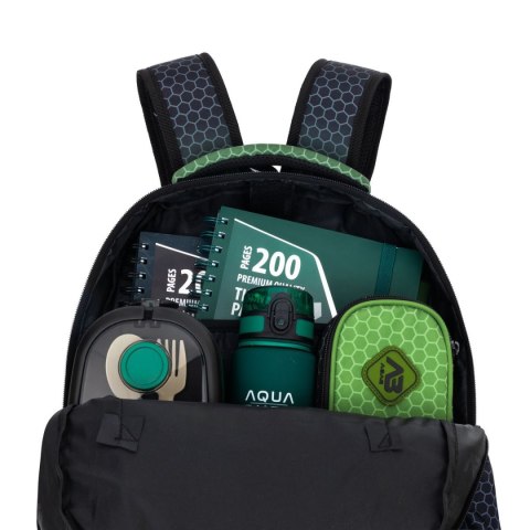 Plecak Astrabag Hexagon Green Ombre Astra (502026037)