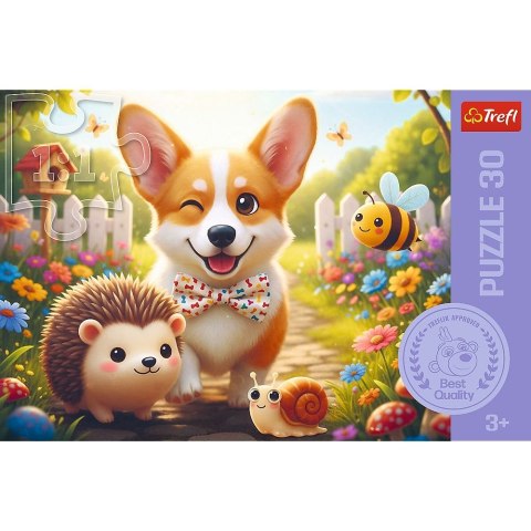 Puzzle Dzień z Corgim 30 el. Trefl (18347)