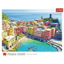 Puzzle Malownicze miasteczko Vernazza, Liguria, Włochy 1000 el. Trefl (10988)