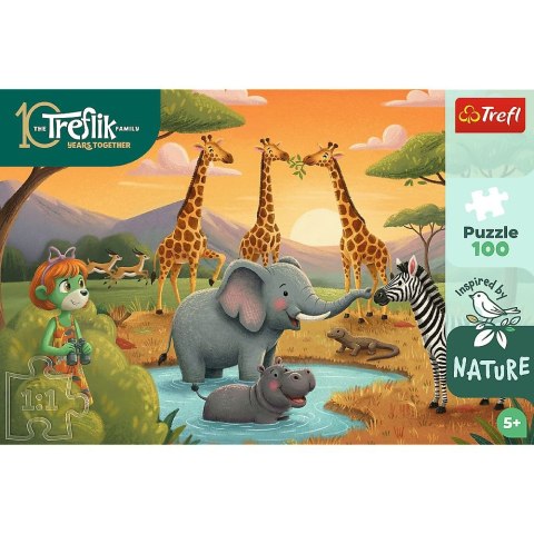 Puzzle Trefliki wesoła ferajna 100 el. Trefl (16571)