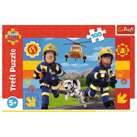 Puzzle Zawsze pomocny Strażak Sam 100 el. Trefl (16518)