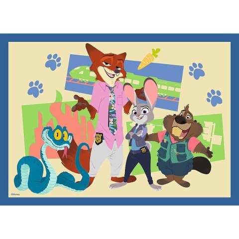 Puzzle Zootopia 4w1 4w1 el. Trefl (34677)