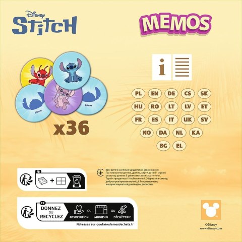 Gra edukacyjna Lilo&stitch Gra memos Trefl (02899)