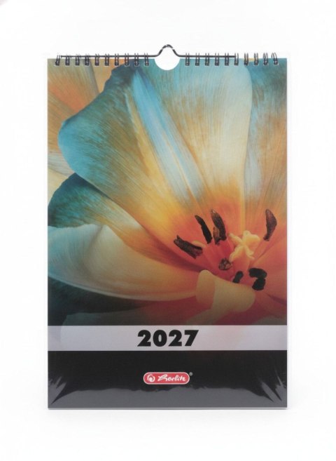 Kalendarz ścienny HERBAL 12 K POZIOMY A4 Oxford (400213583)