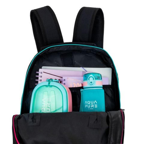 Plecak Black Pink/Mint Head (502026028)