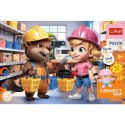 Puzzle Trefliki Connect Lvy 70, 100 el. Trefl (53024)