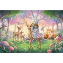 Puzzle Trefliki Zwierzęta z magicznego lasu 100 el. Trefl (16577)