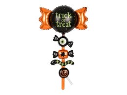 Balon foliowy Trick or treat, 89x129 cm, mix Partydeco (FB428)