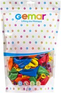 Balon gumowy mix kolorów pastelowy 50 szt mix pastelowy 10cal Godan (G90/80/50)