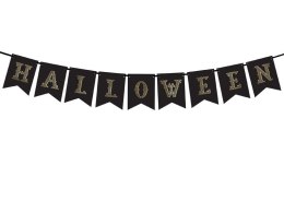 Baner Halloween czarny 2,5m Partydeco (GRL47)