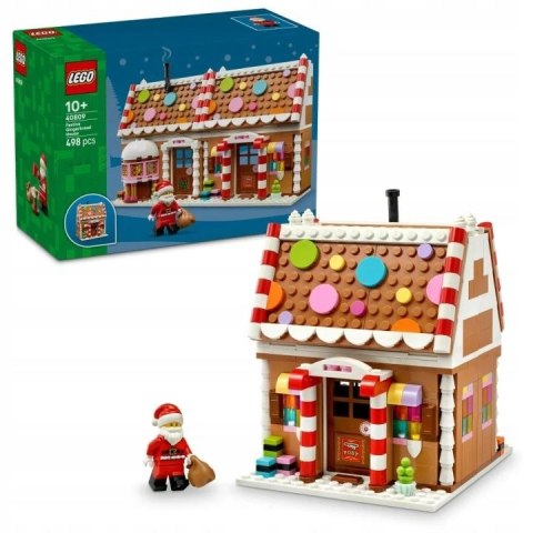 Klocki konstrukcyjne Iconic ŚWIĄTECZNA CHATKA Z PIERNIKA Lego (40809)
