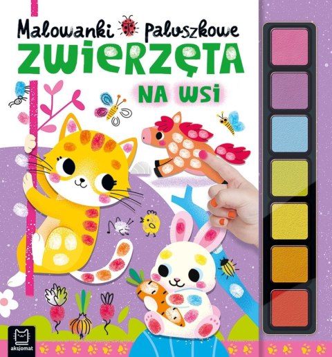 Kolorowanka Malowanki paluszkowe. Zwierzęta na wsi (4306)
