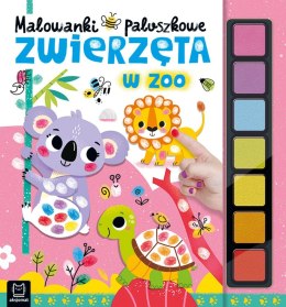 Kolorowanka Malowanki paluszkowe. Zwierzęta w zoo (4305)