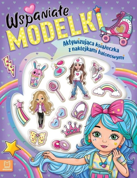 Kolorowanka Wspaniałe modelki. Aktywizująca książeczka z naklejkami balonowymi (4340)