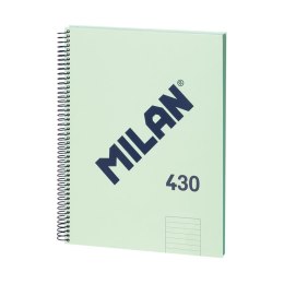 Kołozeszyt (kołonotatnik) A4 1918 zielony 80k. 95g linia Milan (57142E80GR)