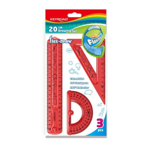 Komplet geometryczny elastyczny 3 el. Keyroad (KR971698)